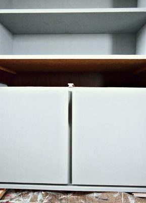 Annie Sloan Duck Egg Blue before White wash