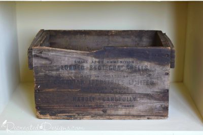 antique ammo box from Canada