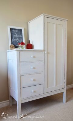 old Chifferobe painted with Old Fashioned Milk Paint