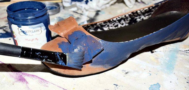 Painted Leather Shoes - Recreated Designs