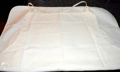 plain apron before painting