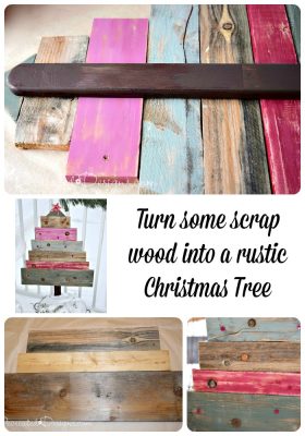 turn some scrap wood into a Christmas tree