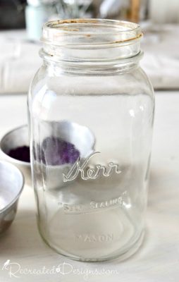 an old mason jar