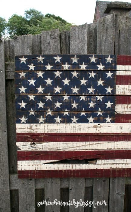 pallet project American flag