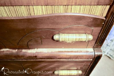 Art Deco dresser salvaged before painting