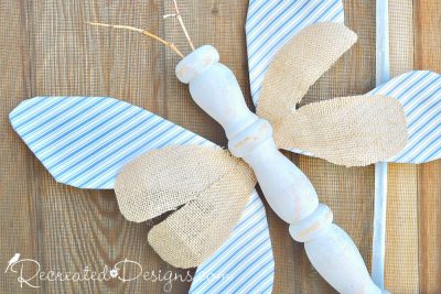 an upcycled, rustic bug for summer