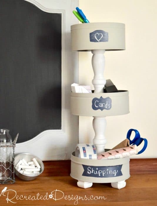 get organized with a tiered stand