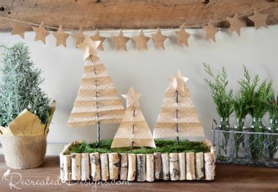 Scandinavian Christmas with neutrals and natural greenery