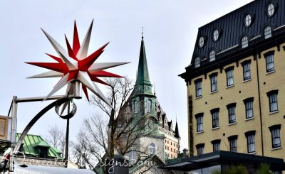 Old Quebec City Canada at Christmas