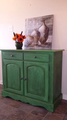 gorgeous green coloured console