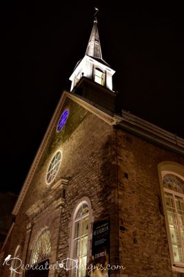 Centuries old church in Old Quebec City, Canada