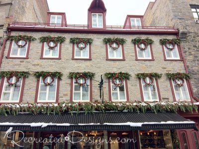 Gorgeous old building in Old Quebec City Canada