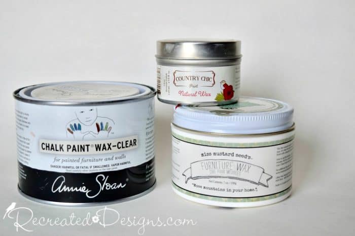 furniture wax used over painted furniture for a durable finish