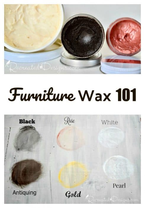 Furniture wax 101 for furniture upcycles