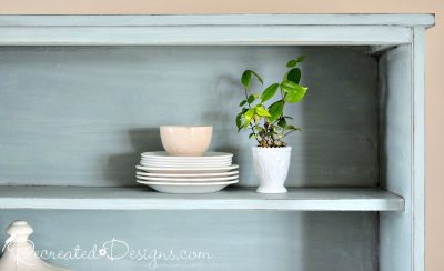 Annie Sloan Chalk paint in Duck Egg Farmhouse decor