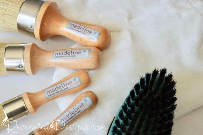 Madeline waxing brushes and tools
