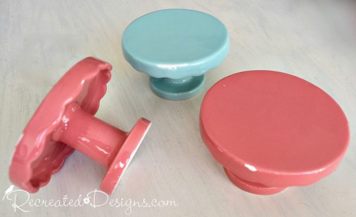 chipped cupcake stands from Target