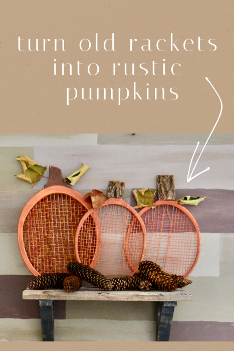 tennis racket pumpkins