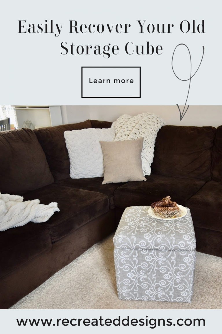 How to Recover a Storage Cube and Make it Look Better Recreated Designs