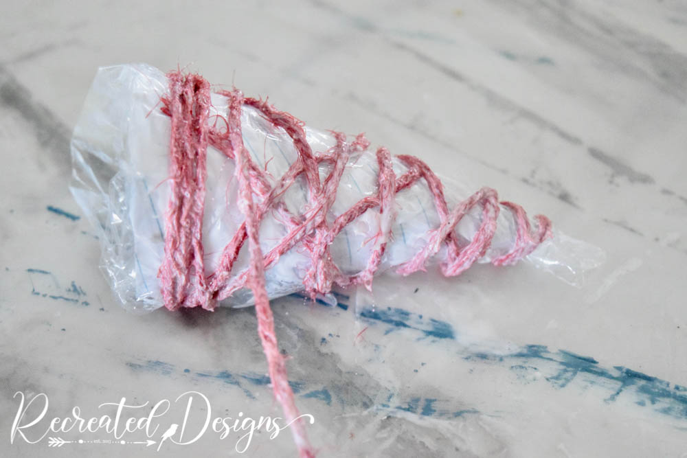 How To Make the Cutest Little Trees Out of String - Recreated Designs