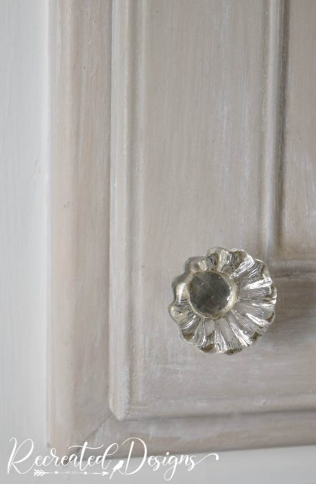 glass knob on cabinet door