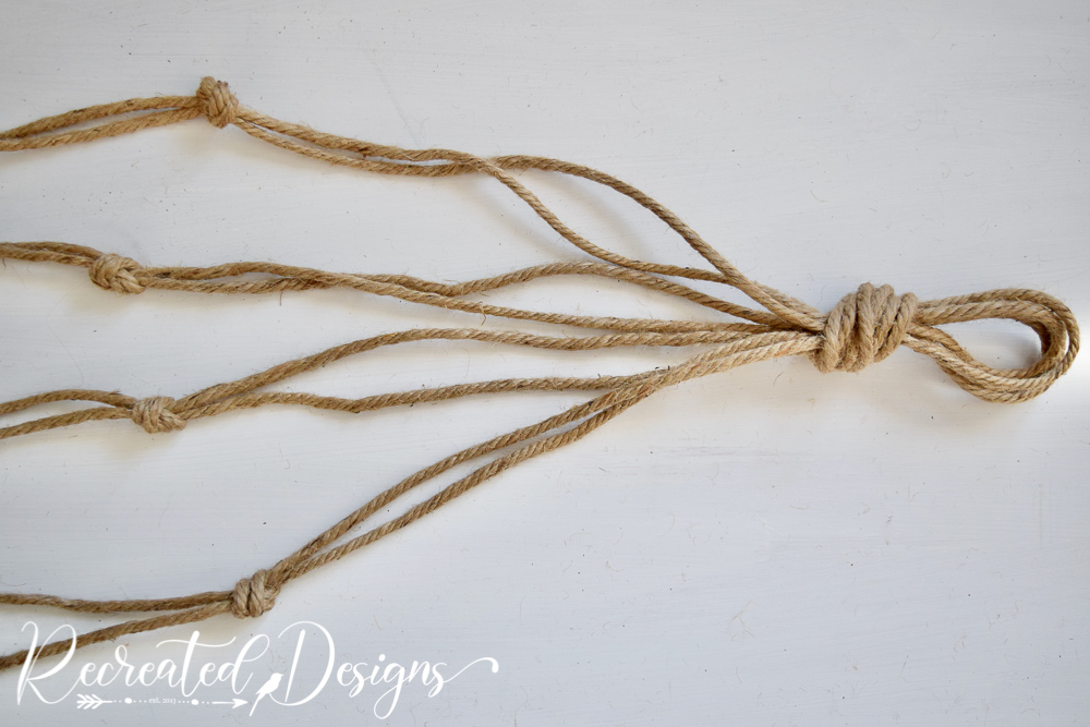 Make an Easy Macrame Plant Hanger Out of Old Twine Recreated Designs