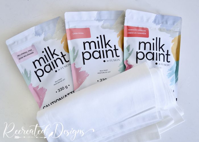 milk paint by Fusion reds and pinks