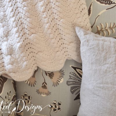 details handmade blanket