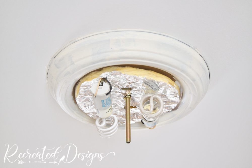Give Your Ceiling Lights a Beautiful Update Without any Electrical Work ...