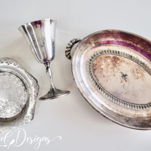 vintage silver plated pieces