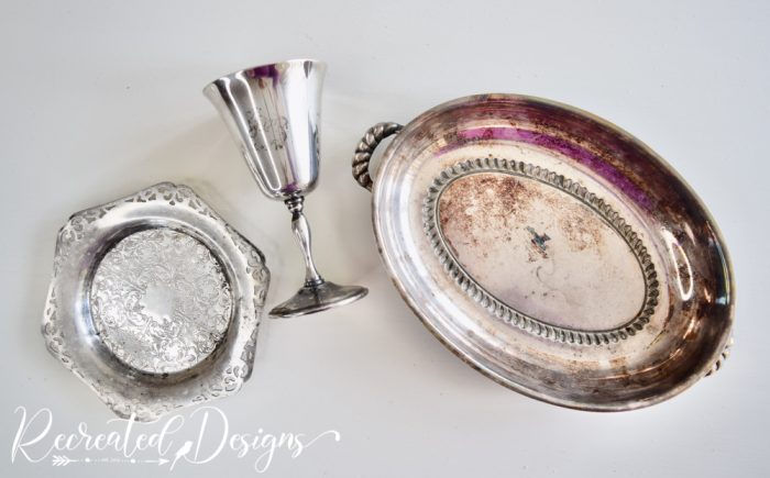 vintage silver plated pieces