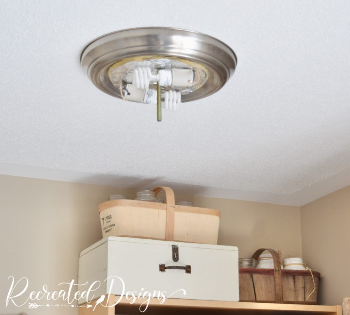 More Simple Ceiling Light Covers to Conquer Your Ceiling Cleavage Problem -  The Heathered Nest