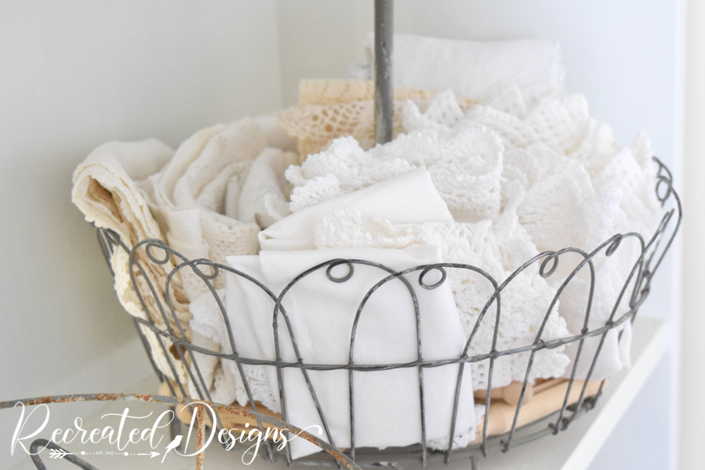 6 Ways to Use Vintage Linen in the Spaces You Love Everyday Recreated