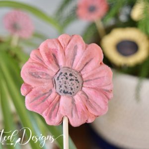 clay pink flower