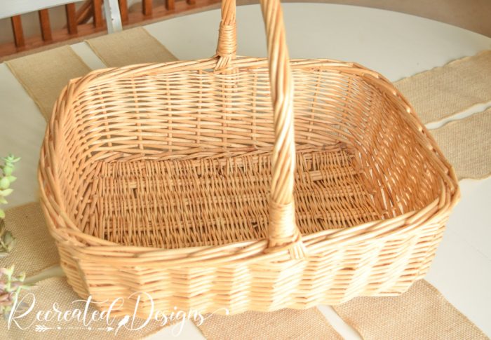 large handled basket