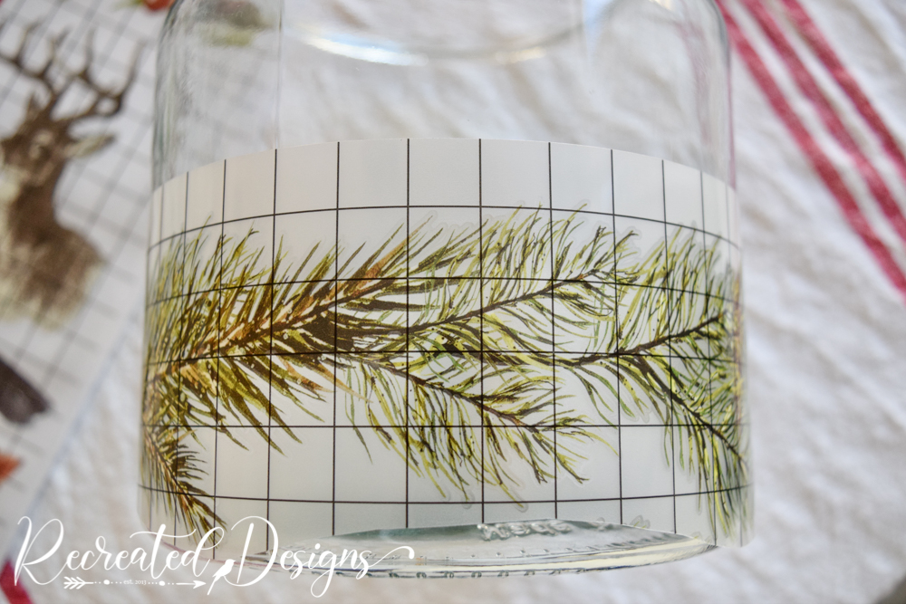 Make Ordinary IKEA Glass Jars Festive for the Holiday Season