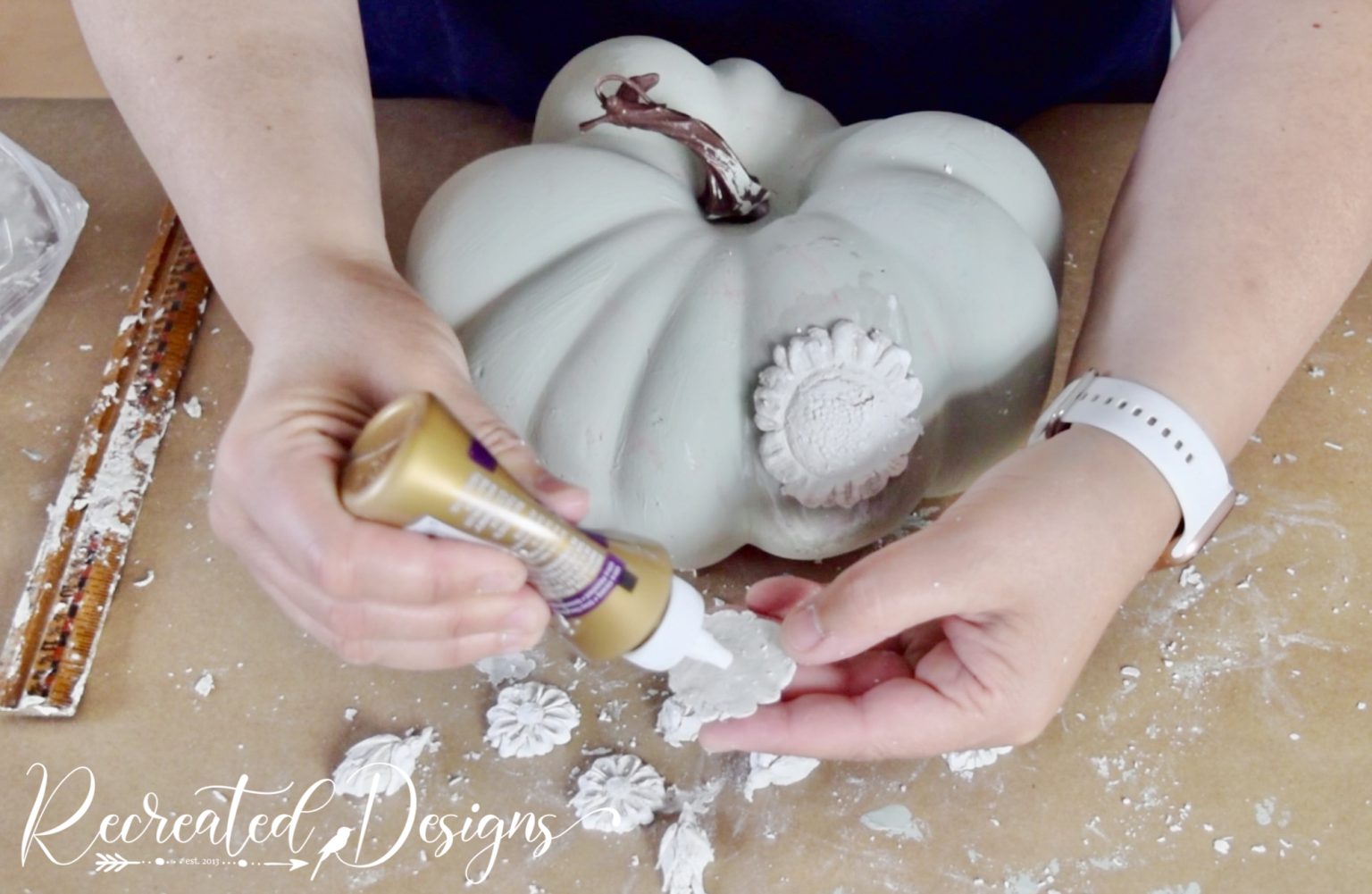 Make Incredible Magazine Worthy Fall Decor Using Cheap Plastic Pumpkins ...