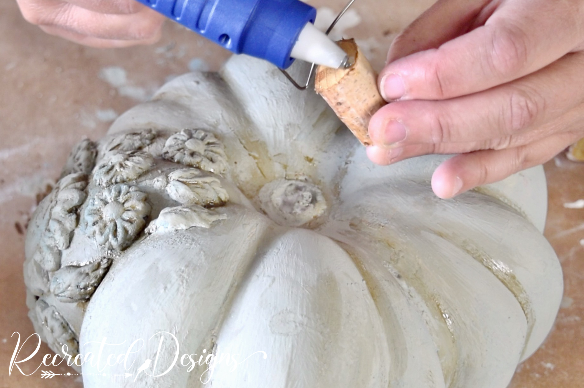 Make Incredible Magazine Worthy Fall Decor Using Cheap Plastic Pumpkins ...